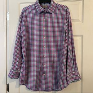 Peter Millar Patterned Button Down Shirt